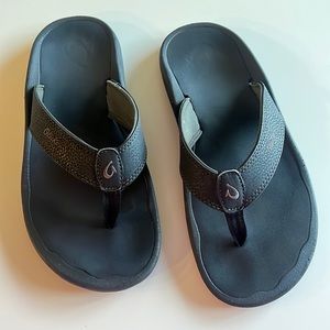 Olukai Hokua Blue Sandals Flip Flops 10161-T40 Mens Size 10